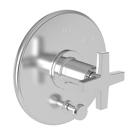Balanced Pressure Tub & Shower Diverter Plate with Handle